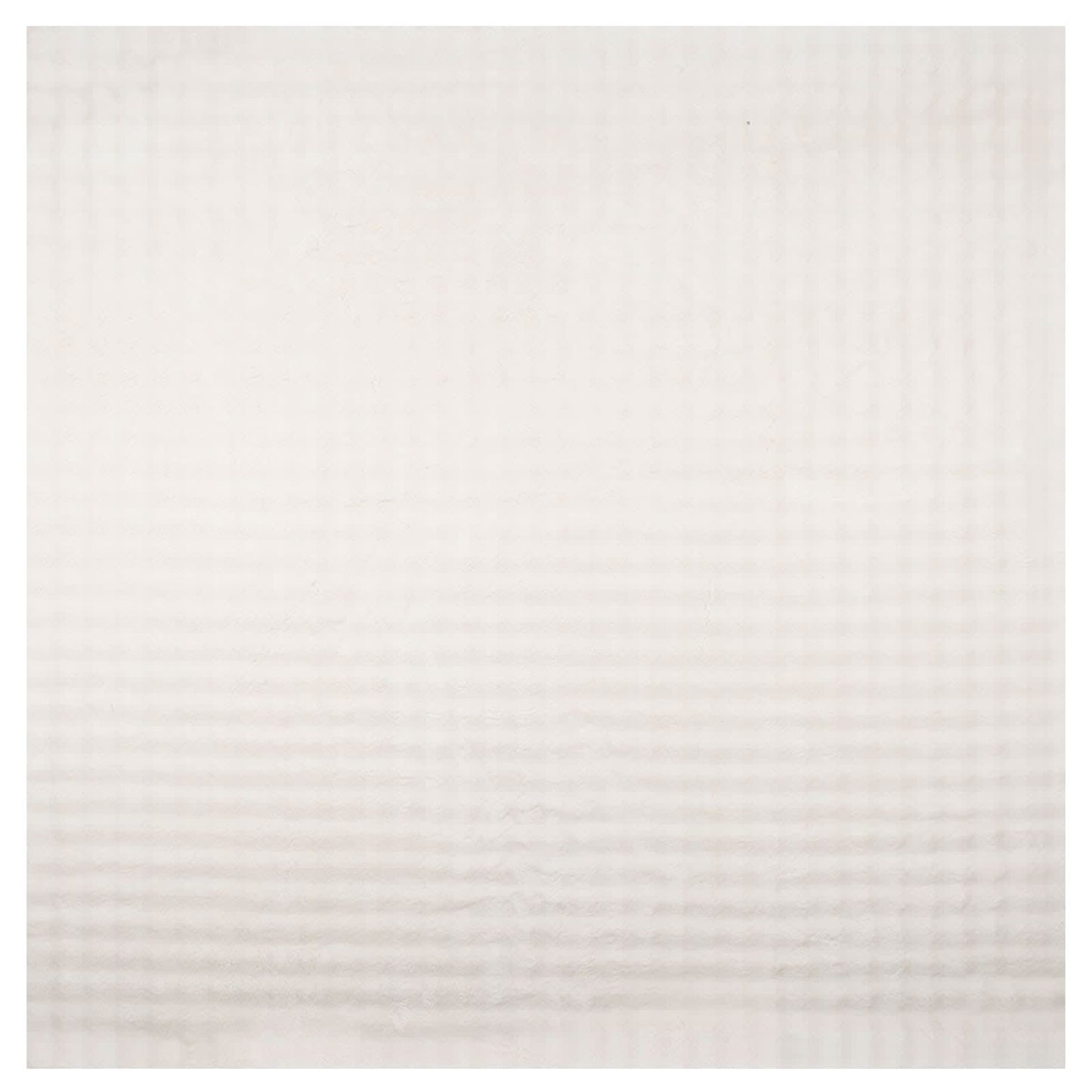 Area Rugs Square SIROLO Cream 240 x 240 cm Polyester
