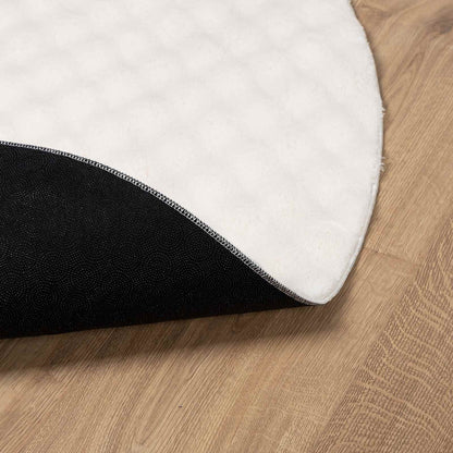 Area Rugs Round SIROLO Cream Ø 200 CM Polyester