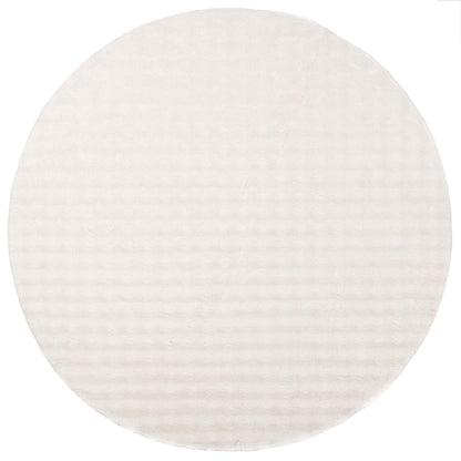 Area Rugs Round SIROLO Cream Ø 200 CM Polyester