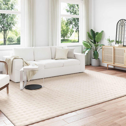 Area Rugs Rectangular SIROLO Beige 340 x 240 cm Polyester