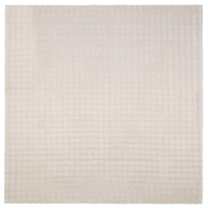 Area Rugs Square SIROLO Beige 120 x 120 cm Polyester