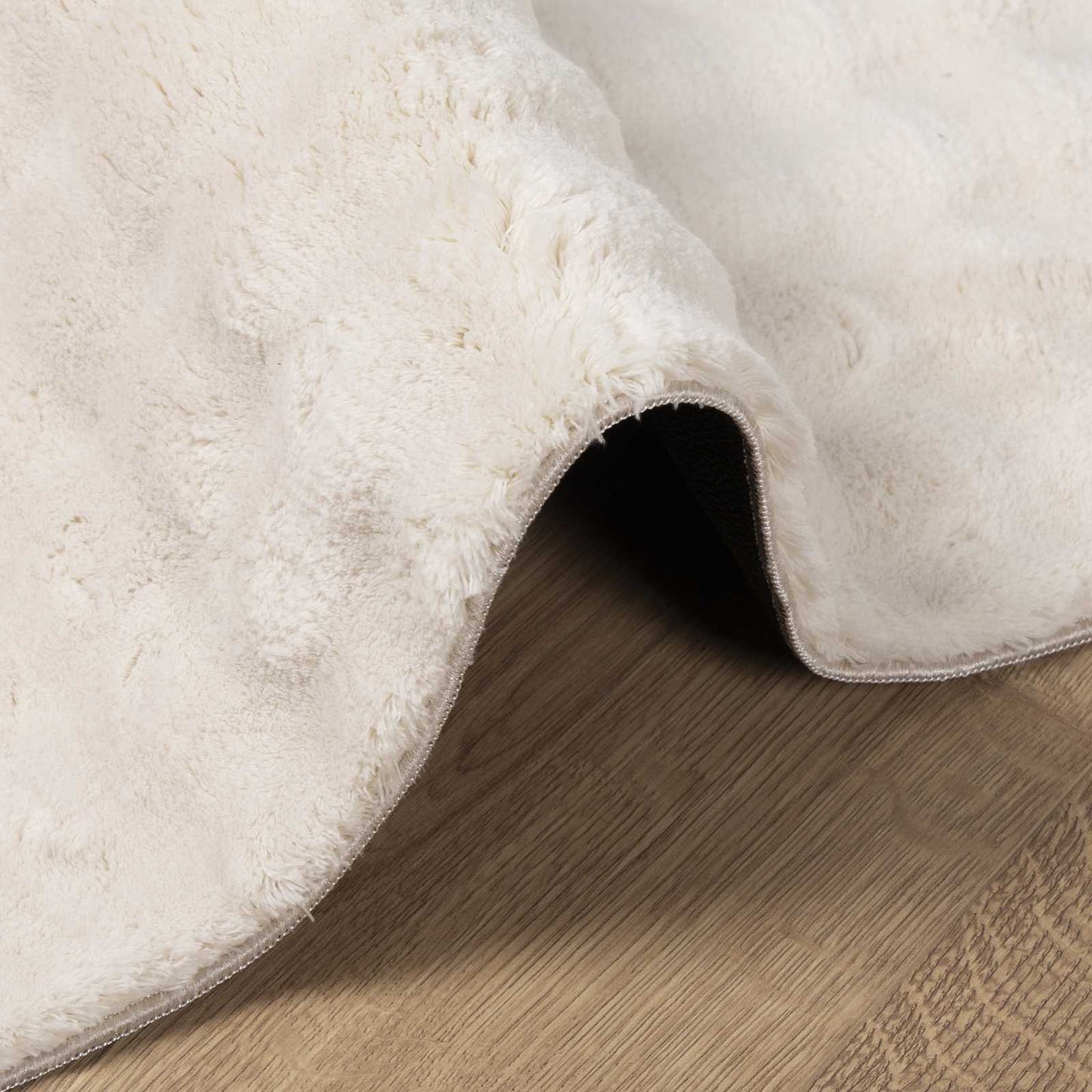 Area Rugs Square SIROLO Beige 240 x 240 cm Polyester