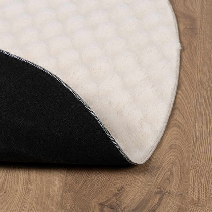 Area Rugs Round SIROLO Beige Ø 200 CM Polyester
