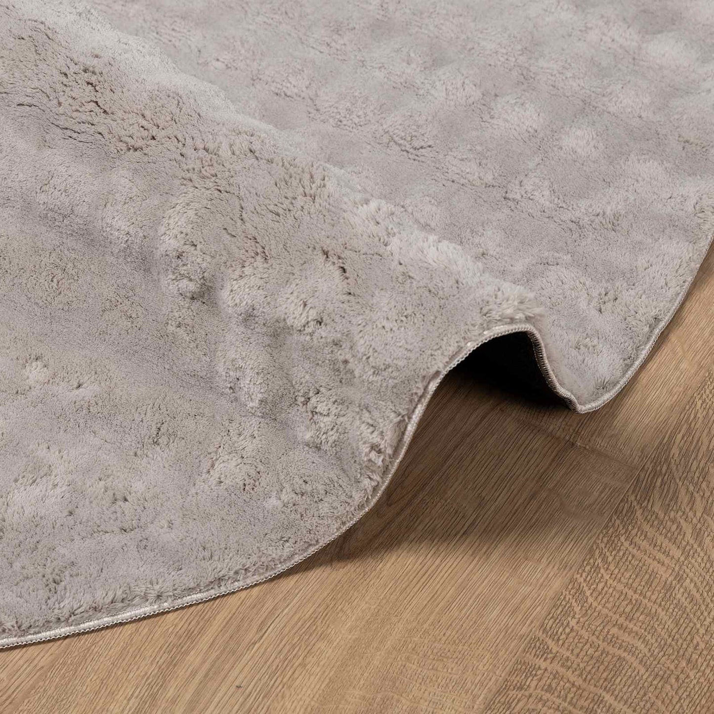Area Rugs Round SIROLO Sand Ø 120 CM Polyester