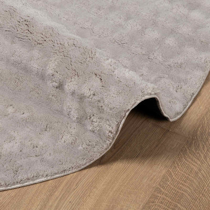 Area Rugs Round SIROLO Sand Ø 120 CM Polyester