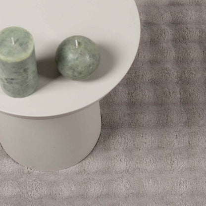 Area Rugs Round SIROLO Sand Ø 200 CM Polyester