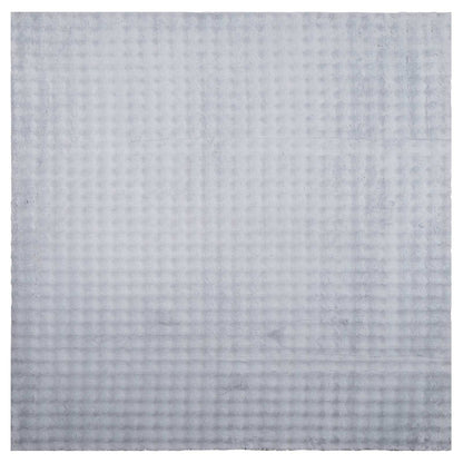 Area Rugs Square SIROLO Grey 120 x 120 cm Polyester