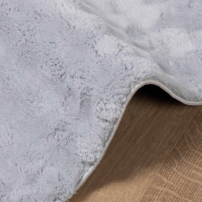 Area Rugs Square SIROLO Grey 240 x 240 cm Polyester