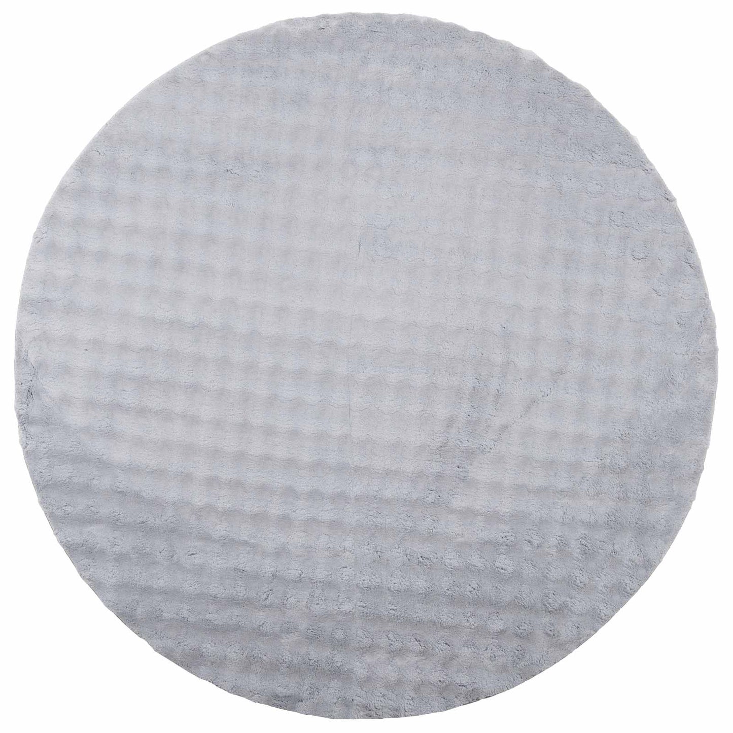 Area Rugs Round SIROLO Grey Ø 120 CM Polyester