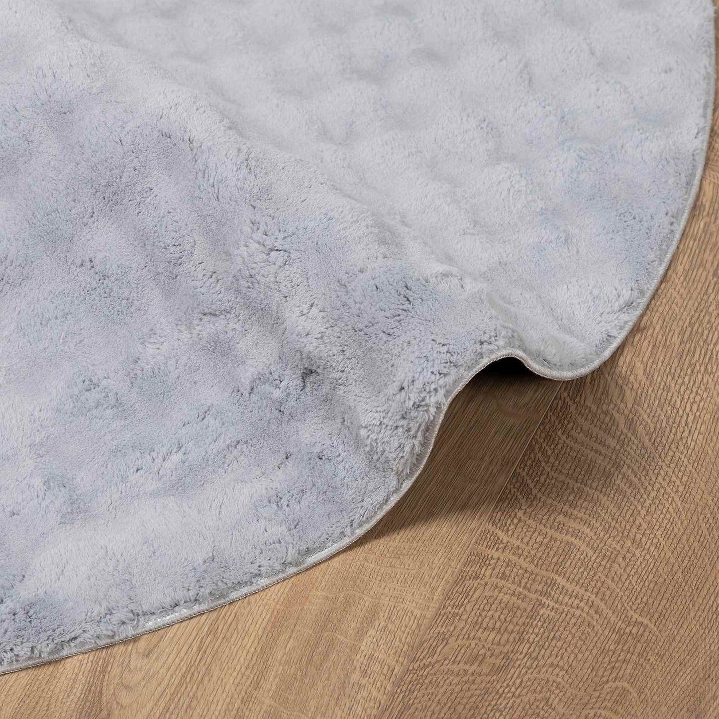 Area Rugs Round SIROLO Grey Ø 160 CM Polyester