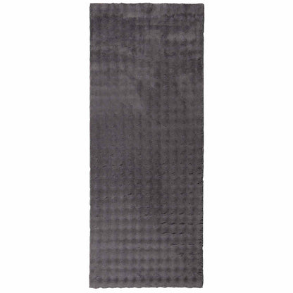 Area Rugs Rectangular SIROLO Anthracite 200 x 80 cm Polyester