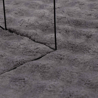 Area Rugs Rectangular SIROLO Anthracite 170 x 120 cm Polyester