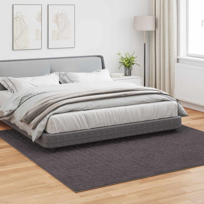 Area Rugs Square SIROLO Anthracite 240 x 240 cm Polyester