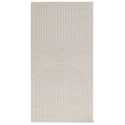 Area Rugs Rectangular GALATI Cream 150 x 80 cm Polyester