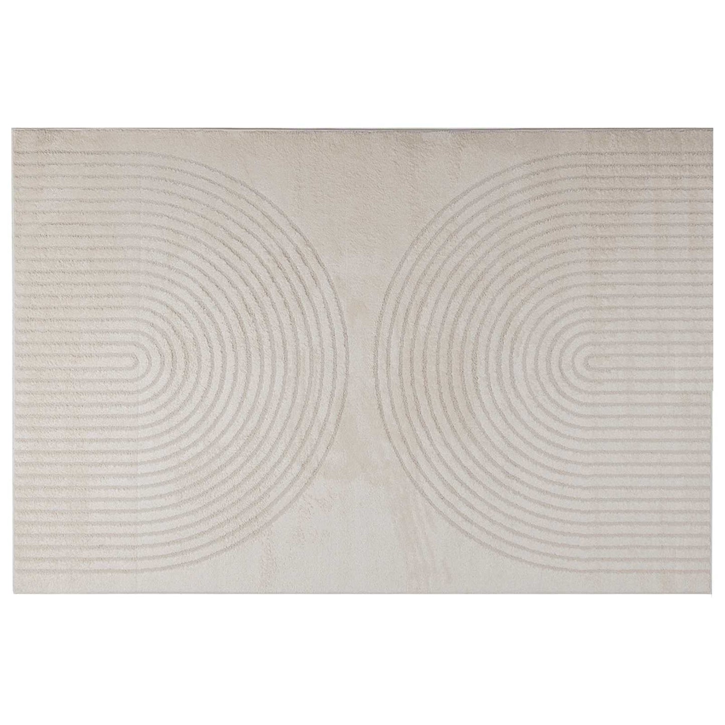 Area Rugs Rectangular GALATI Cream 280 x 200 cm Polyester