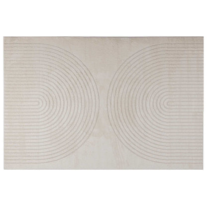Area Rugs Rectangular GALATI Cream 340 x 240 cm Polyester