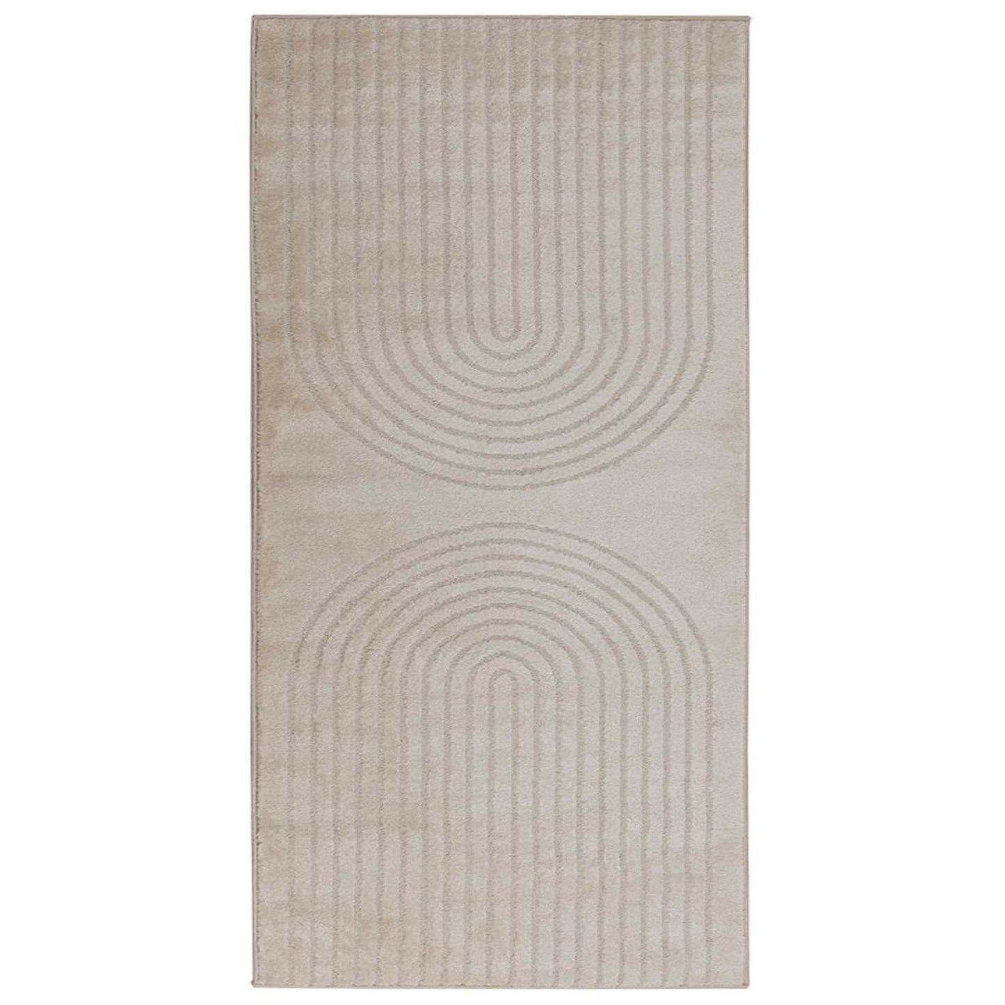 Area Rugs Rectangular GALATI Beige 150 x 80 cm Polyester
