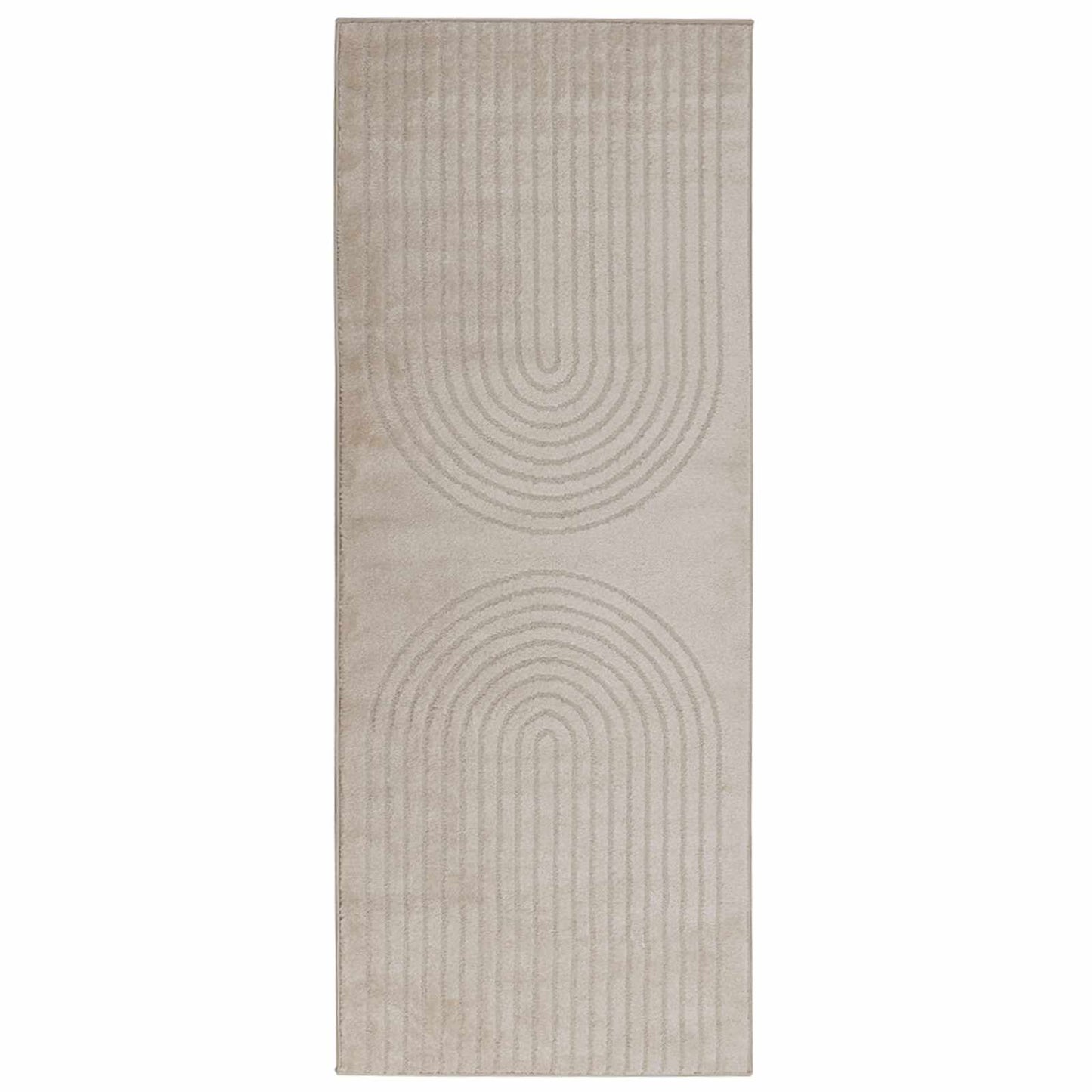 Area Rugs Rectangular GALATI Beige 200 x 80 cm Polyester