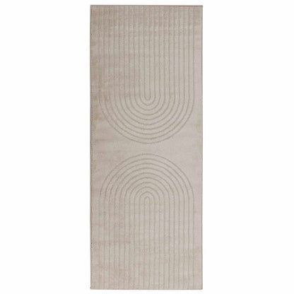 Area Rugs Rectangular GALATI Beige 200 x 80 cm Polyester