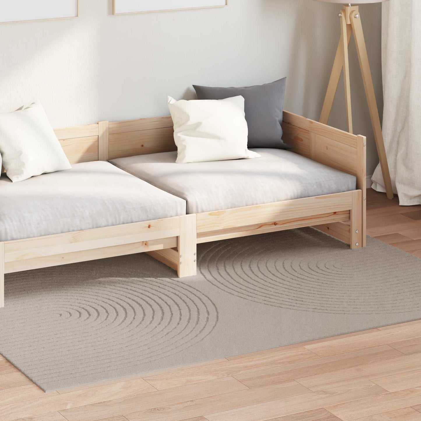 Area Rugs Rectangular GALATI Beige 170 x 120 cm Polyester