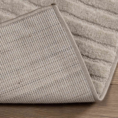 Area Rugs Square GALATI Beige 120 x 120 cm Polyester