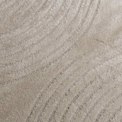 Area Rugs Square GALATI Beige 120 x 120 cm Polyester
