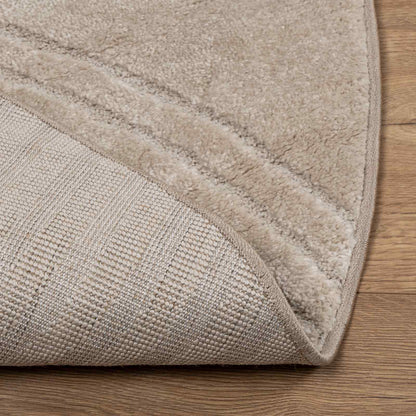 Area Rugs Round HUARTE Beige Ø 120 CM Polyester