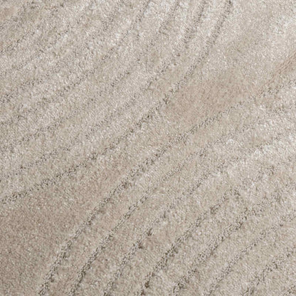 Area Rugs Round HUARTE Beige Ø 120 CM Polyester