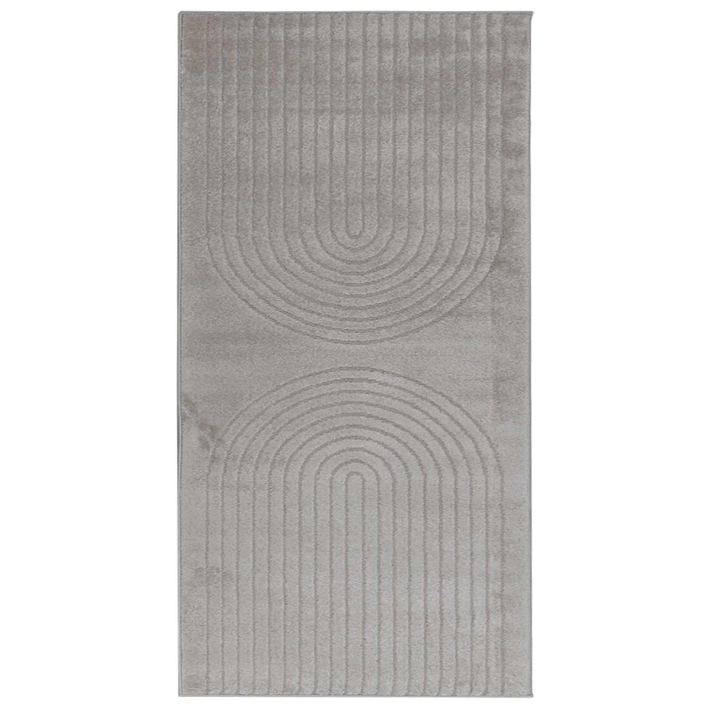 Area Rugs Rectangular HUARTE Grey 150 x 80 cm Polyester