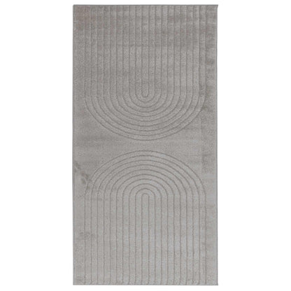 Area Rugs Rectangular HUARTE Grey 150 x 80 cm Polyester