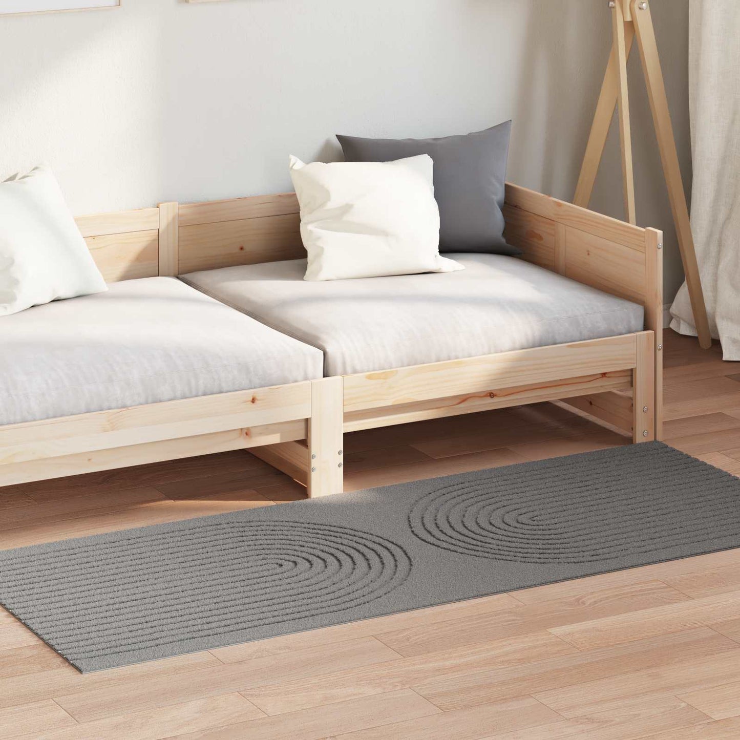 Area Rugs Rectangular GALATI Grey 200 x 80 cm Polyester