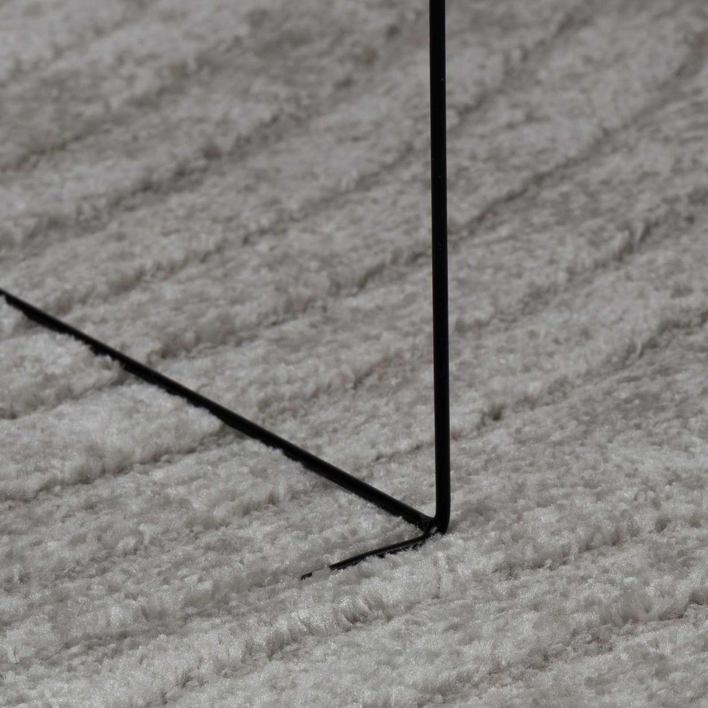 Area Rugs Round GALATI Grey Ø 200 CM Polyester