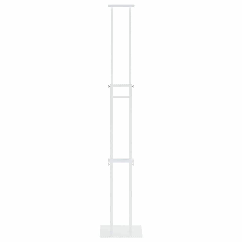 Trade Show Displays 2 pcs White 30 x 23.5 x 210 cm Steel