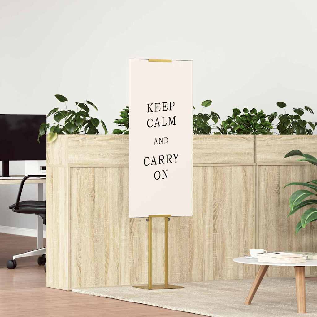 Trade Show Displays 2 pcs Gold 30 x 23.5 x 210 cm Steel