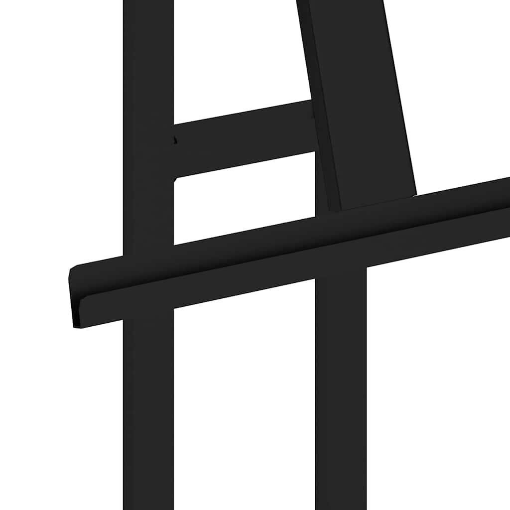 Trade Show Displays 2 pcs Black 26.5 x 26.5 x 150 cm Steel