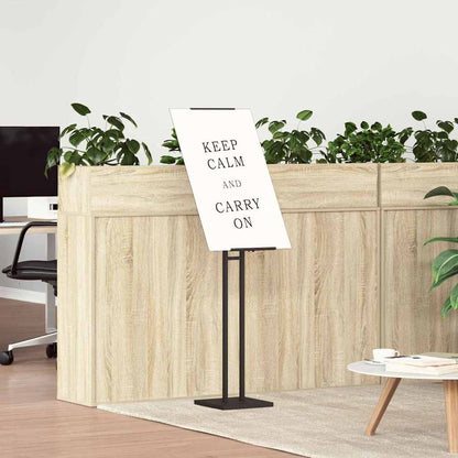Trade Show Displays 2 pcs Black 26.5 x 26.5 x 150 cm Steel