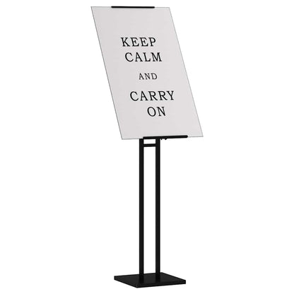 Trade Show Displays 2 pcs Black 26.5 x 26.5 x 150 cm Steel