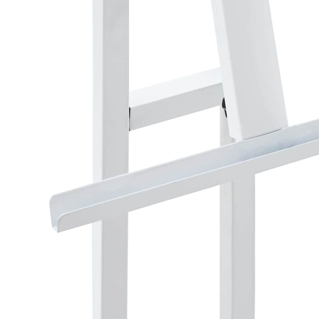Trade Show Displays 2 pcs White 26.5 x 26.5 x 150 cm Steel