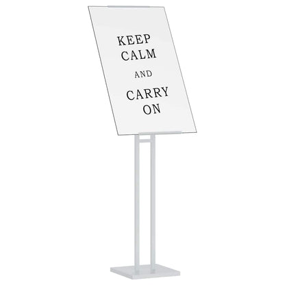 Trade Show Displays 2 pcs White 26.5 x 26.5 x 150 cm Steel