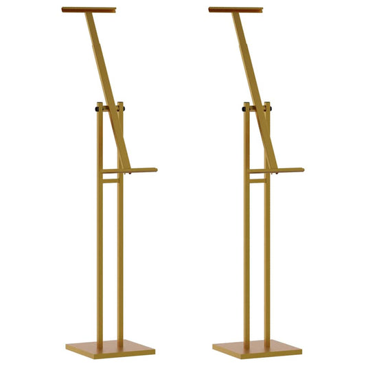 Trade Show Displays 2 pcs Gold 26.5 x 26.5 x 150 cm Steel