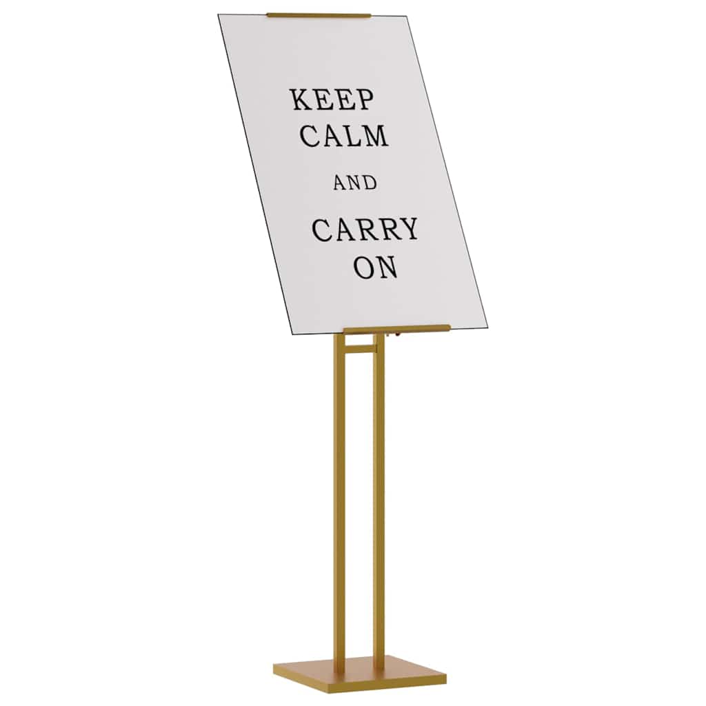 Trade Show Displays 2 pcs Gold 26.5 x 26.5 x 150 cm Steel