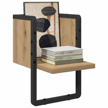 Wall Shelf Artisian Oak 20 x 25 x 30 cm Engineered Wood