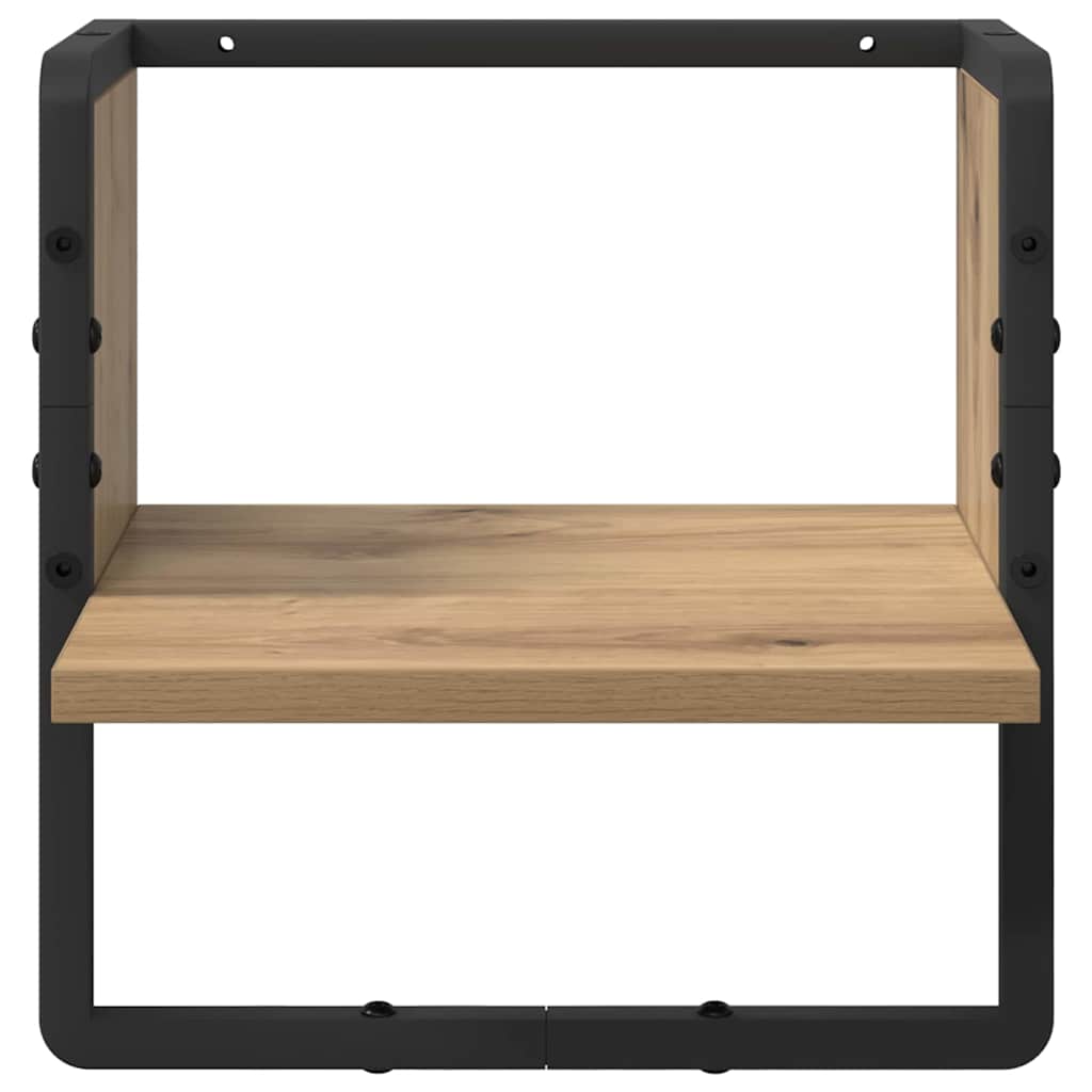 Wall Shelf Artisian Oak 30 x 25 x 30 cm Engineered Wood
