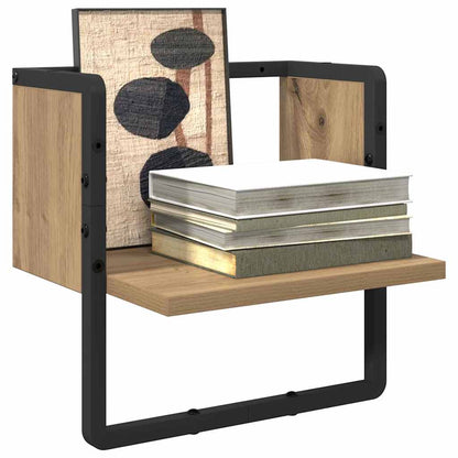 Wall Shelf Artisian Oak 30 x 25 x 30 cm Engineered Wood