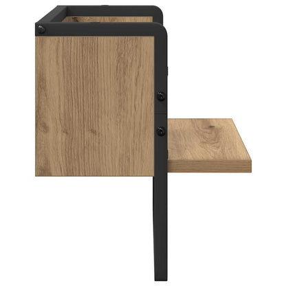 Wall Shelf Artisian Oak 30 x 25 x 30 cm Engineered Wood