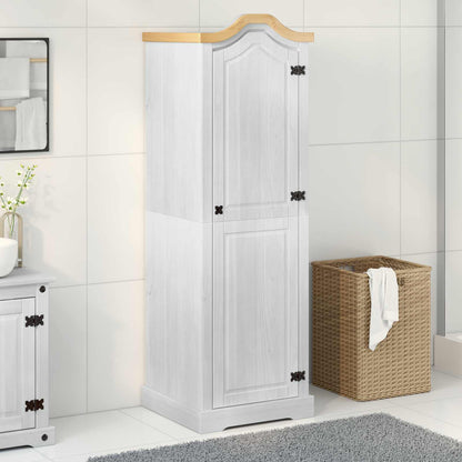 Wardrobes with Shelf White 55 x 52 x 170 cm Solid Pine Wood
