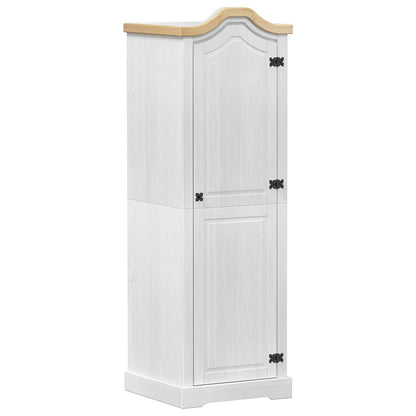 Wardrobes with Shelf White 55 x 52 x 170 cm Solid Pine Wood