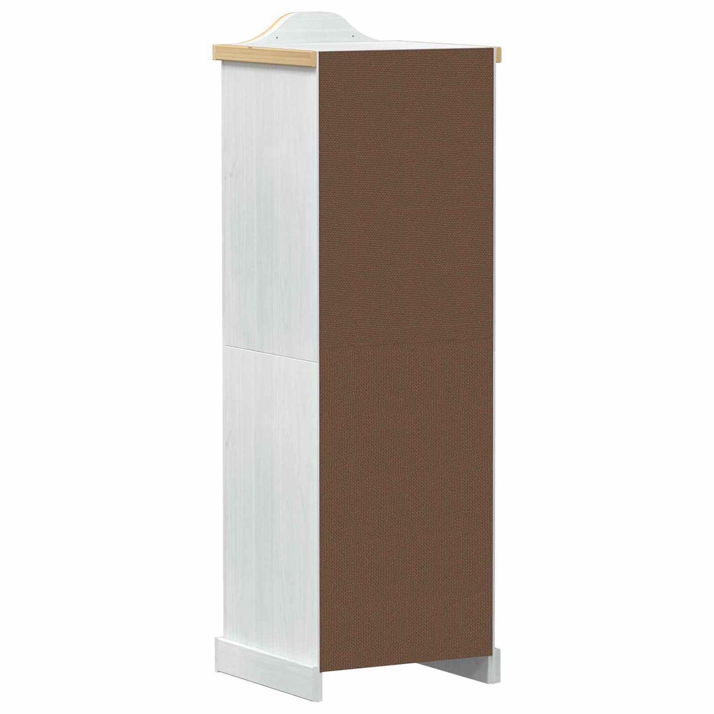 Wardrobes with Shelf White 55 x 52 x 170 cm Solid Pine Wood