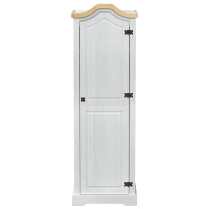 Wardrobes with Shelf White 55 x 52 x 170 cm Solid Pine Wood