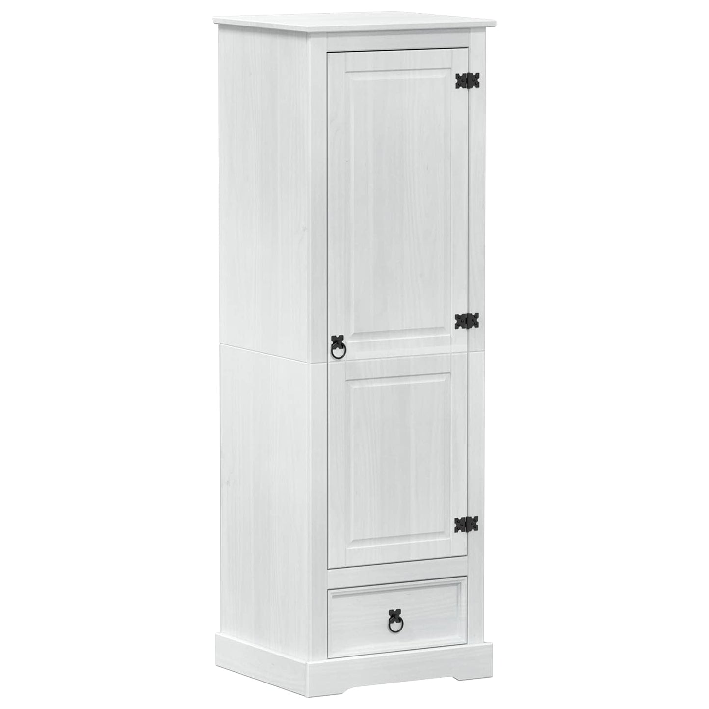 Wardrobes with Drawer White 55 x 50 x 170 cm Solid Pine Wood